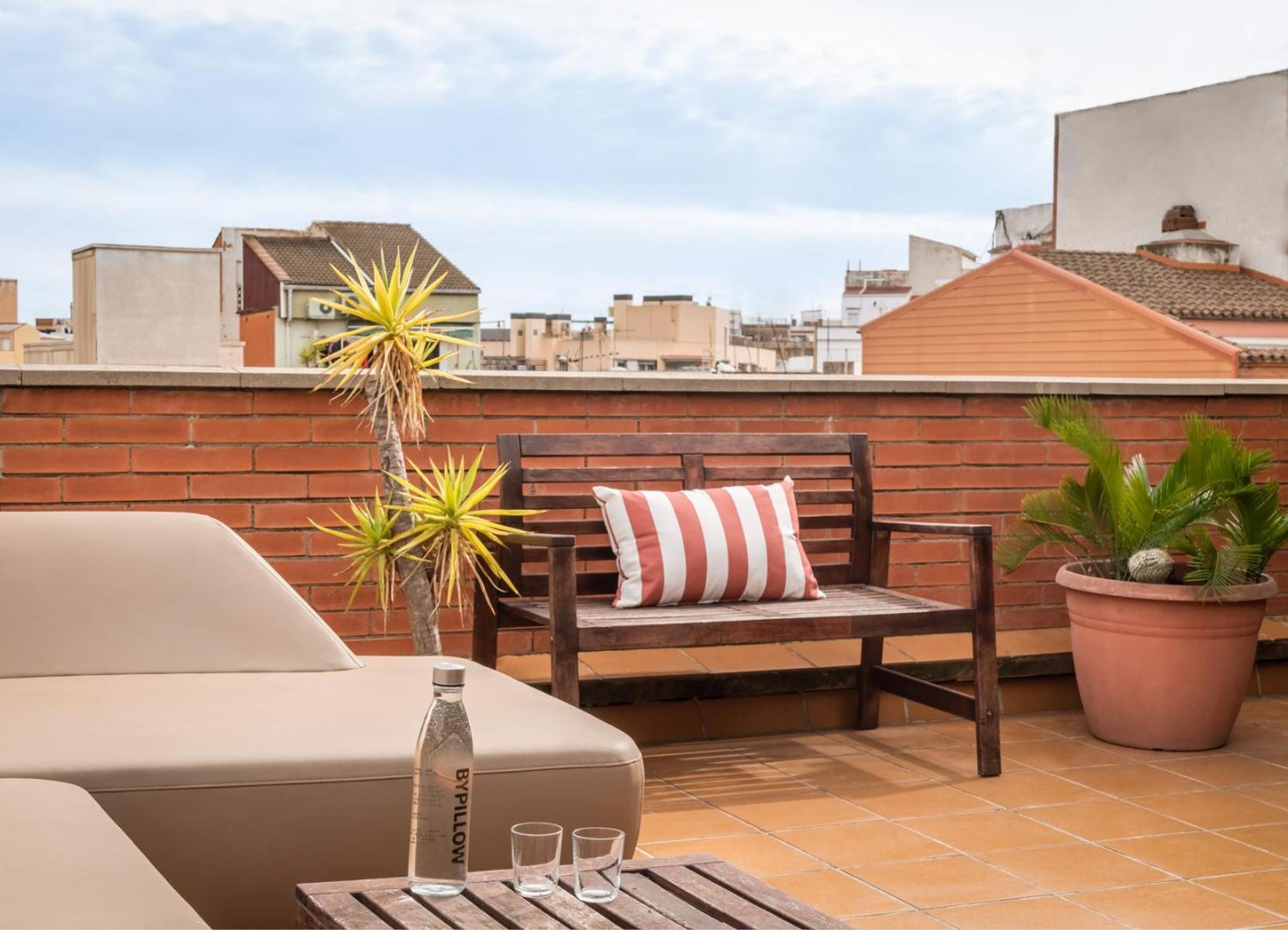 Quarto Duplo com Terraço